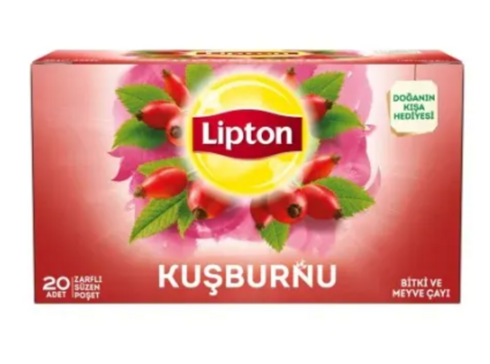 LİPTON MEYVE ÇAY 20 Lİ / 50 GR. - KUŞBURNU
